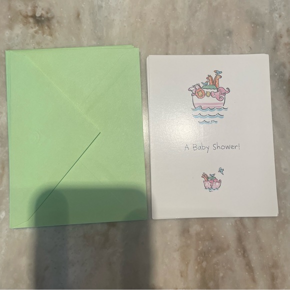 ⭐️ 5 Baby Shower Invites 💌 - Picture 1 of 3